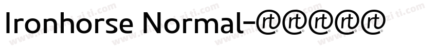Ironhorse Normal字体转换